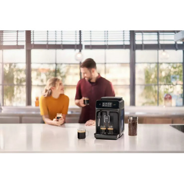 Philips | Coffee maker Series 1200 | EP1220/00 | Pump pressure 15 bar | Built-in milk frother | Fully automatic | 1500 W | Black