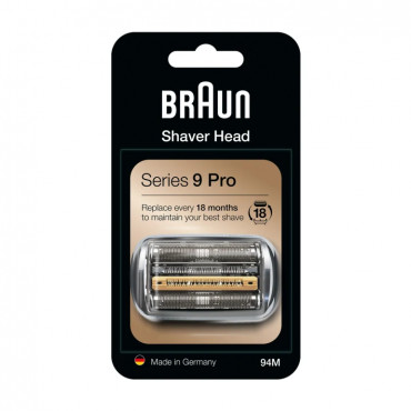 Braun | Replacement Head | Cassette 94M | Silver