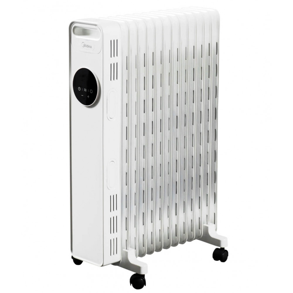 Midea Oil Radiator Heater | NY2513-22MR | Oil Radiator | 2500 W | Number of power levels 3 | Suitable for rooms up to 35 m | Whi