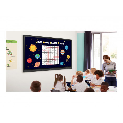 LG UHD IR-Type Touch Interactive Digital Board | 75TR3DK-B | 75 " | 390 cd/m | Landscape | 16/7 | Android | Wi-Fi | Touchscreen 