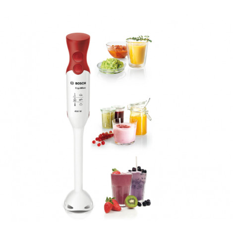 Bosch | Hand Blender | MSM64010 ErgoMixx | Hand Blender | 450 W | Number of speeds 2 | Turbo mode | White