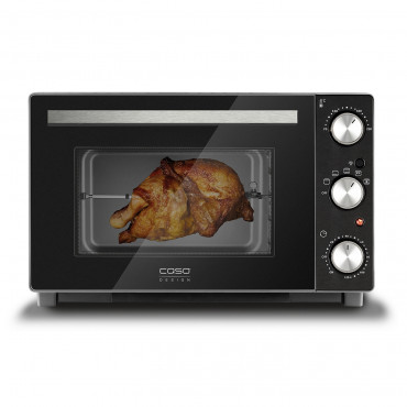 Caso Design Oven TO 32 Classic with pizza stone, 5 functions, Black