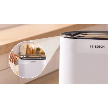 Bosch Compact Toaster | TAT2M121 MyMoment | Power 950 W | Number of slots 2 | Housing material Plastic | White