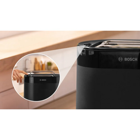 Bosch Compact Toaster | TAT2M123 MyMoment | Power 950 W | Number of slots 2 | Housing material Plastic | Black