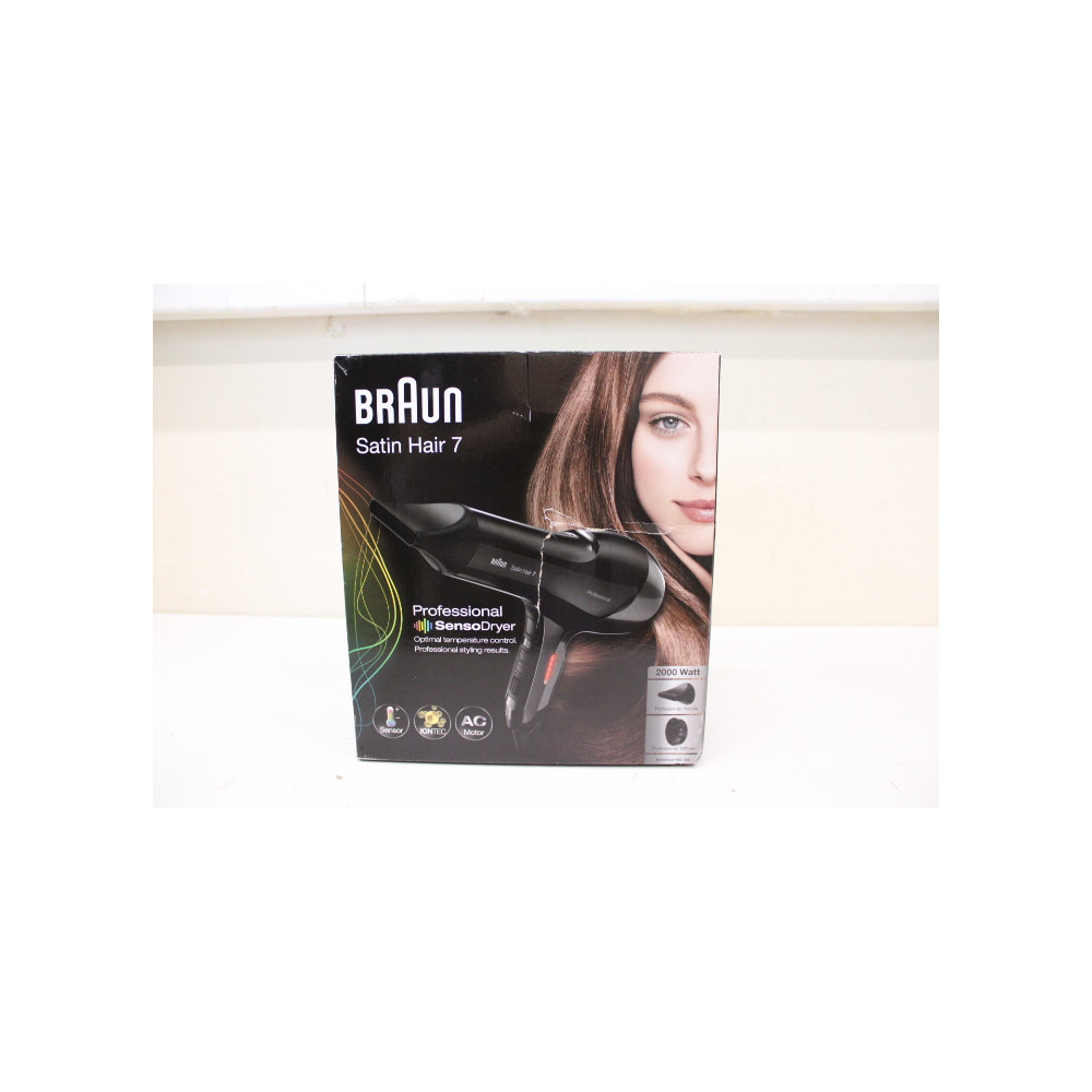 SALE OUT. Braun HD785 Satin Hair 7 SensoDryer Hair Dryer, Black | Braun