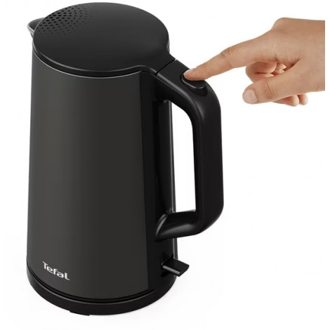 TEFAL | Kettle | KI583E10 | Electric | 2000 W | 1.7 L | Stainless Steel | 360 rotational base | Black