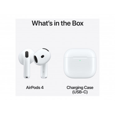 Apple | AirPods 4 | Bluetooth | In-Ear | Wireless | White