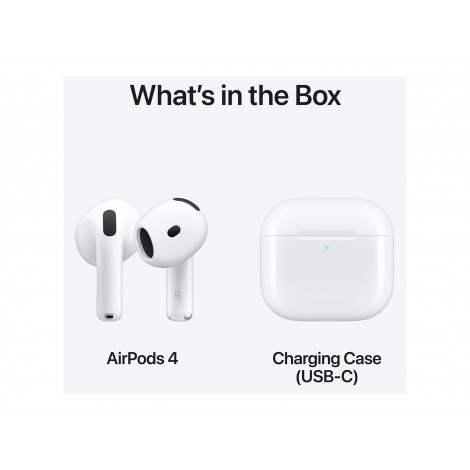 Apple | AirPods 4 | Bluetooth | In-Ear | Wireless | White