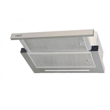 CATA Hood | ATH 61X | Telescopic | Energy efficiency class A+ | Width 60 cm | 605 m /h | Touch control | LED | Silver Grey