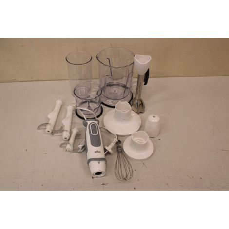 SALE OUT. Braun MQ5245 MultiQuick 5 Vario Hand blender, White/Grey | Braun | USED, REFURBISHED, WITHOUT ORIGINAL PACKAGING