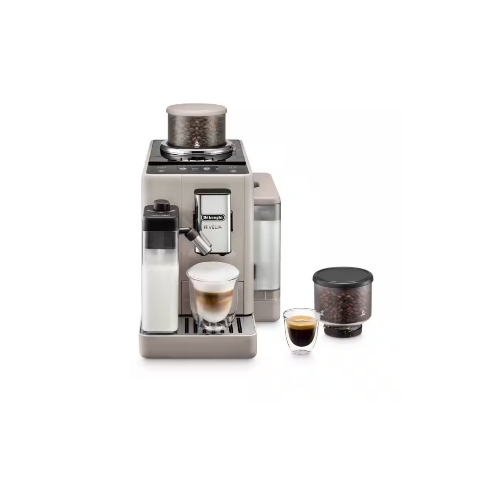 Delonghi | Coffee Maker | EXAM440.55.BG Rivelia | Pump pressure 19 bar | Built-in milk frother | Automatic | 1450 W | Sand Beige