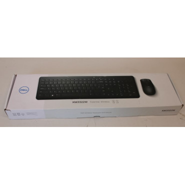 SALE OUT. Dell Keyboard and Mouse KM3322W Wireless US International, REFURBISHED | Dell Keyboard and Mouse | KM3322W | Keyboard 