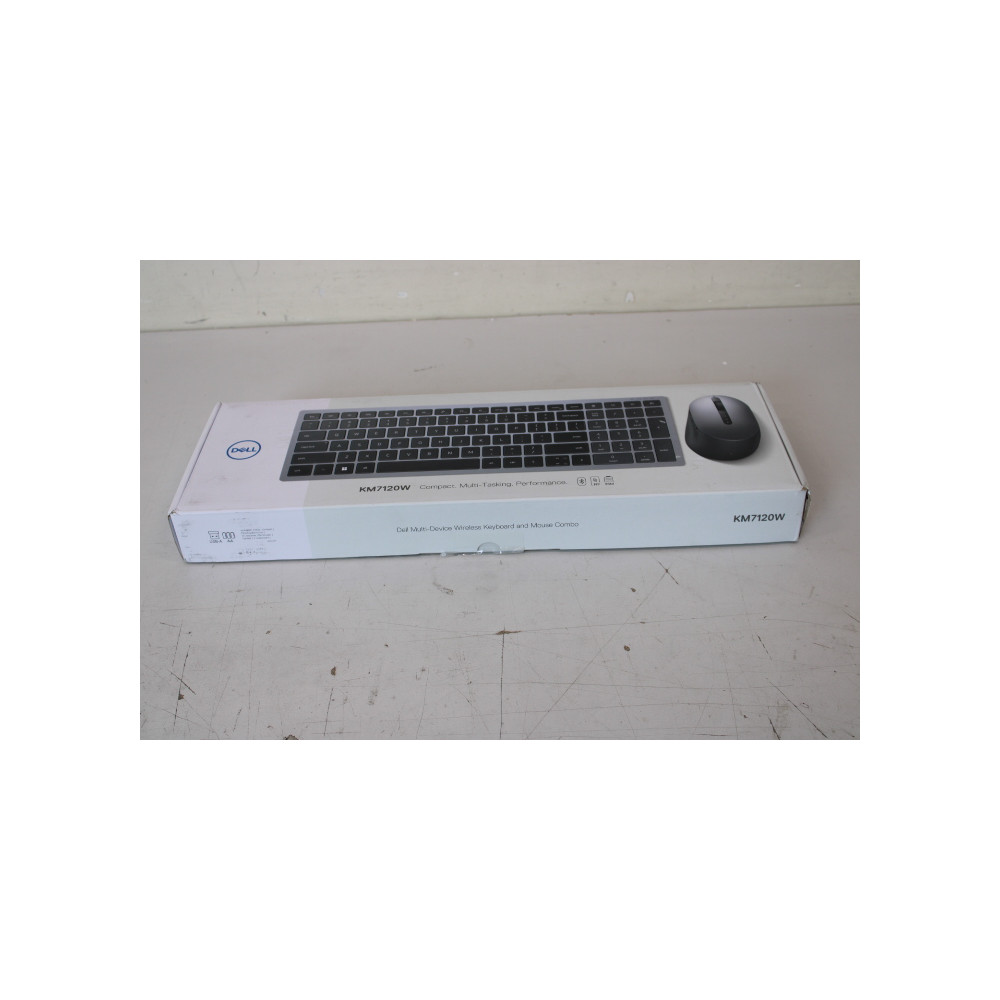 SALE OUT. Dell Keyboard and Mouse KM7120W Wireless US International, REFURBISHED | Dell Keyboard and Mouse | KM7120W | Keyboard 