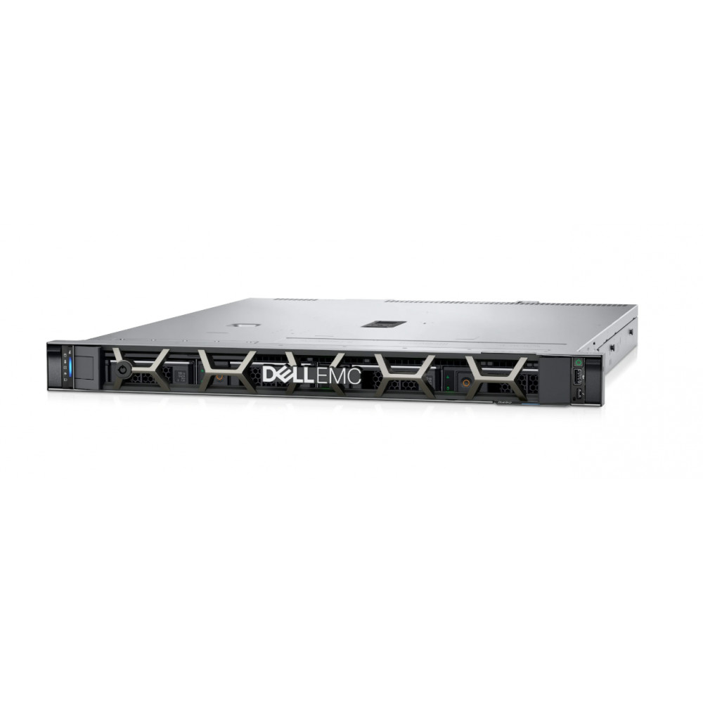 Dell PowerEdge | R250 | Rack (1U) | Intel Xeon | 1 | E-2314 | 4C | 4T | 2.8 GHz | Up to 4 x 3.5" | Hot-swap drive bays | PERC H3