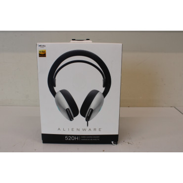 SALE OUT. Dell Alienware Wired Gaming Headset - AW520H (Lunar Light), UNPACKED AS DEMO | Dell | Alienware Wired Gaming Headset |