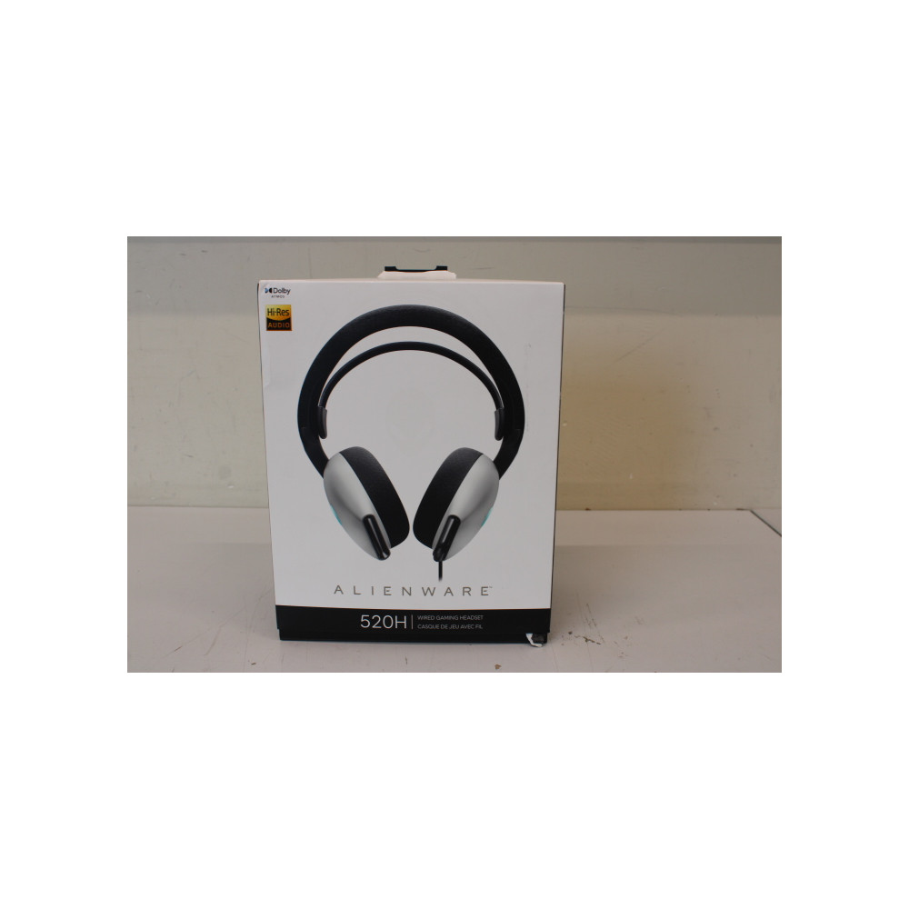 SALE OUT. Dell Alienware Wired Gaming Headset - AW520H (Lunar Light), UNPACKED AS DEMO | Dell | Alienware Wired Gaming Headset |