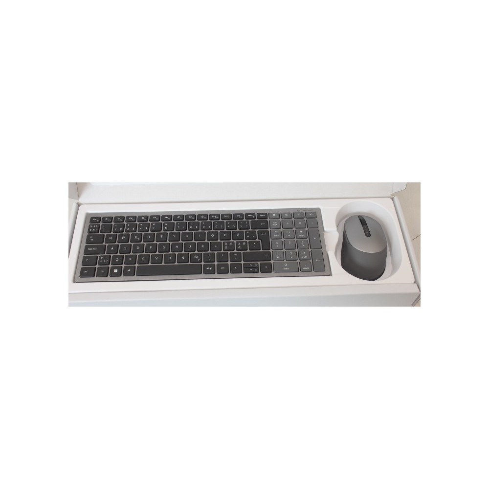 SALE OUT. Dell Keyboard and Mouse KM7120W Wireless Pan-Nordic DEMO, MARK ON KEYBOARD BOTTOM | Dell Keyboard and Mouse | KM7120W 