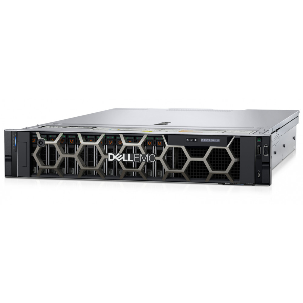 Dell PowerEdge | R550 | Rack (2U) | Intel Xeon | 1 | Silver 4310 | 12C | 24T | 2.1 GHz | Up to 8 x 3.5" | Hot-swap drive bays | 