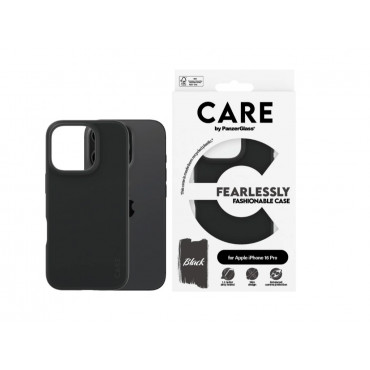 CARE by PanzerGlass Case Fashion Black iPhone16 PRO | CARE