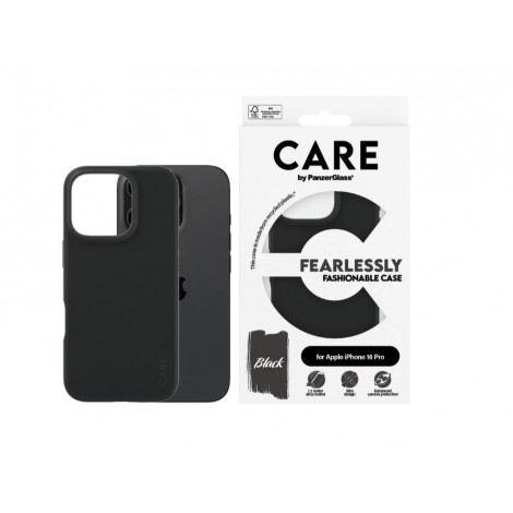 CARE by PanzerGlass Case Fashion Black iPhone16 PRO | CARE