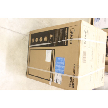 SALE OUT. Midea MDRC207FEE01 Freezer, E, Chest, Free standing, Height 85 cm, Freezer net 142 L, White | Midea DAMAGED PACKAGING,