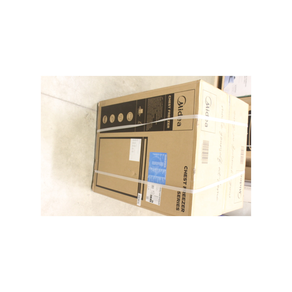 SALE OUT. Midea MDRC207FEE01 Freezer, E, Chest, Free standing, Height 85 cm, Freezer net 142 L, White | Midea DAMAGED PACKAGING,