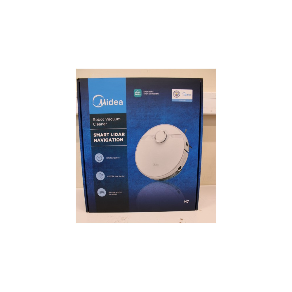 SALE OUT. | Midea | Robotic Vacuum Cleaner | M7 | Wet&Dry | Operating time (max) 180 min | Lithium Ion | 5200 mAh | 4000 Pa | Wh