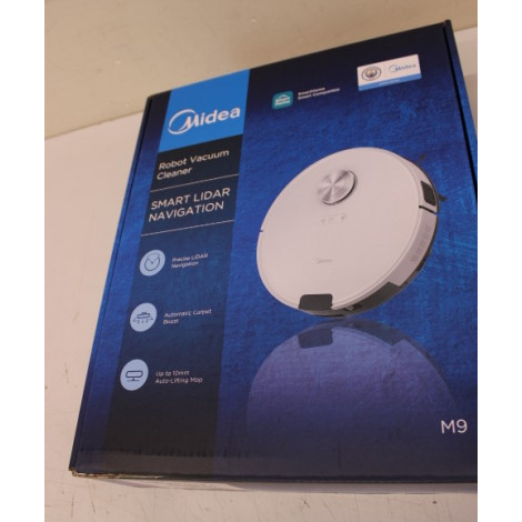 SALE OUT. Midea M9 Robot Vacuum Cleaner, White | Midea | Robot Vacuum Cleaner | M9 | Wet&Dry | Operating time (max) 180 min | Li