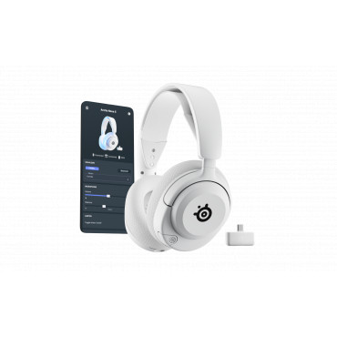 SteelSeries Gaming Headset | Arctis Nova 5P | Bluetooth | Over-ear | Microphone | Noise canceling | Wireless | White