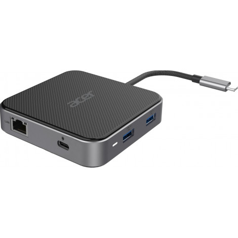 Acer 7-in-1 USB Type-C Dock | Ethernet LAN (RJ-45) ports 1 | DisplayPorts quantity 1 | HDMI ports quantity 1