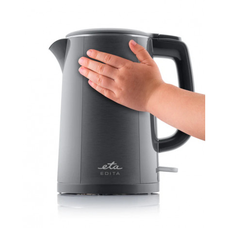 ETA Kettle | ETA859590020 EDITA | Electric | 2200 W | 1.5 L | Stainless steel | 360 rotational base | Gray