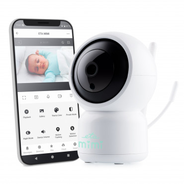 ETA | Baby Monitor | ETA630690000 MIMI | Flexible camera | White