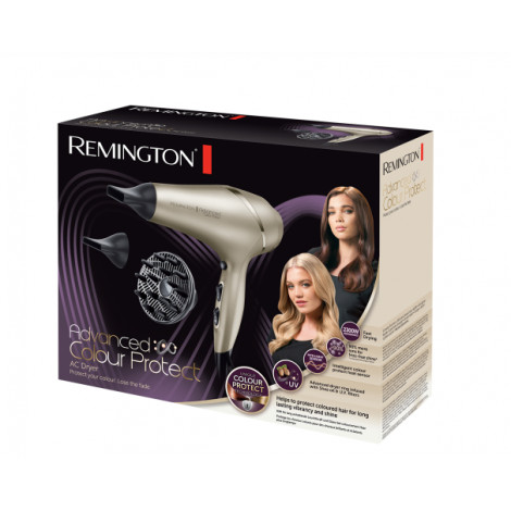 Remington Advanced Color Protect Hair Dryer | AC8605 | 2300 W | Number of temperature settings 3 | Ionic function | Diffuser noz