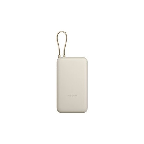 Xiaomi 33W Power Bank (Integrated Cable) | 20000 mAh | USB-C/USB-C cable/USB-A | Tan