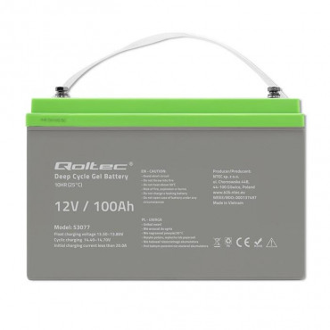 QOLTEC 53077 Deep Cycle Gel...