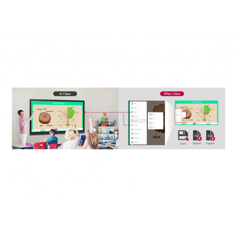 LG Multi Touch CreateBoard | 86TR3DK-B | Infrared | 86 " | 350 cd/m | Landscape | 16/7 | Android | Wi-Fi | Touchscreen | 8 ms | 