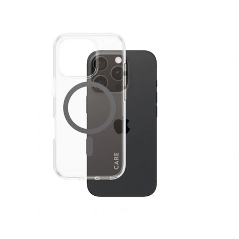 CARE Flagship Case | Back cover | Apple | iPhone 16 PRO | Recycled plastic | Black | MagSafe
