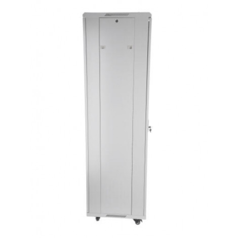 SOMI Networks | 22U, 19 Freestanding Cabinet | 22U-60/60NAC | Gray | Max Load 800kg Removable and Lockable Side Panels Glass Doo