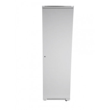 SOMI Networks | 22U, 19 Freestanding Cabinet | 22U-60/60NAC | Gray | Max Load 800kg Removable and Lockable Side Panels Glass Doo