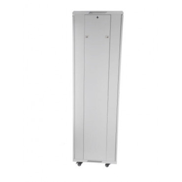 SOMI Networks | 27U, 19 Freestanding Cabinet | 27U-60/60NAC | Gray | Max Load 800kg Removable and Lockable Side Panels Glass Doo