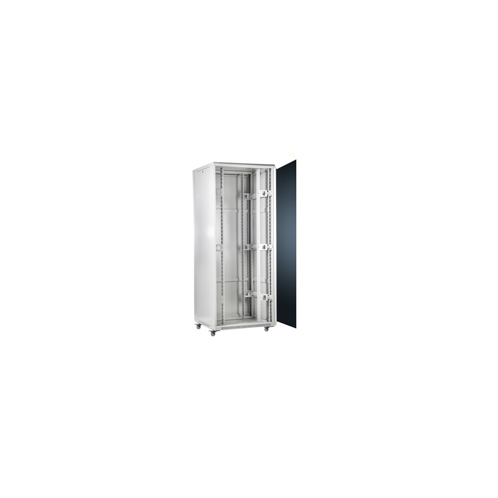 SOMI Networks | 42U, 19 Freestanding Cabinet | 42U-80/80NACP | Gray | Max Load 800kg Removable and Lockable Side Panels Perforat