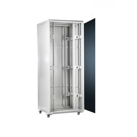 SOMI Networks | 42U, 19 Freestanding Cabinet | 42U-80/80NACP | Gray | Max Load 800kg Removable and Lockable Side Panels Perforat