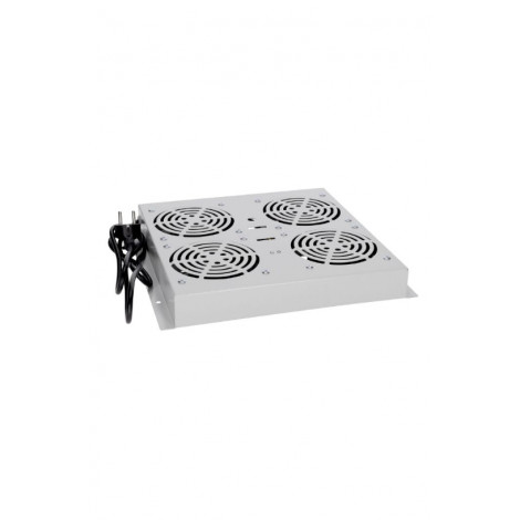 SOMI Networks | Four-fan unit for stand cabinets for 19" frame | VENT-4F | Grey | Airflow 564m3 /h Cable Schuko 1.5m Optional Th