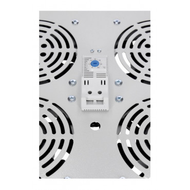 SOMI Networks | Four-fan unit for stand cabinets for 19" frame | VENT-4F | Grey | Airflow 564m3 /h Cable Schuko 1.5m Optional Th