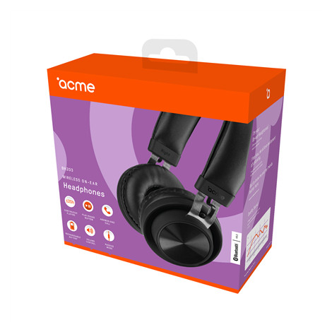 Acme | 6 month(s) | Micro USB, 5 V DC | BH203_T | Built-in microphone | 3.5 mm | Black