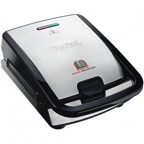 TEFAL | Sandwich Maker | SW854D | 700 W | Number of plates 4 | Number of pastry 2 | Black/Stainless steel