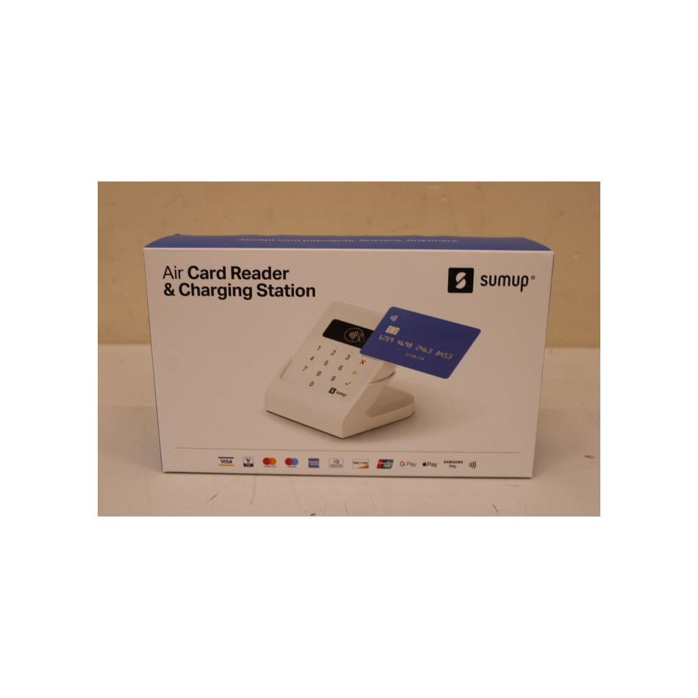 SALE OUT. SumUp Air Bundle Air Card Reader & Charging Station | Air Bundle Air Card Reader & Charging Station | 800604901 | DEMO