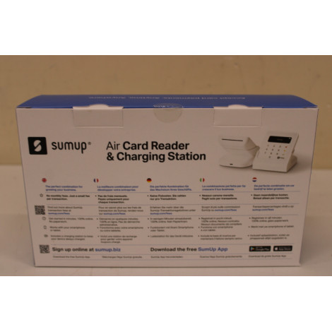 SALE OUT. SumUp Air Bundle Air Card Reader & Charging Station | Air Bundle Air Card Reader & Charging Station | 800604901 | DEMO