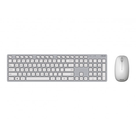 Asus | W5000 | Keyboard and Mouse Set | Wireless | Mouse included | RU | White | 460 g