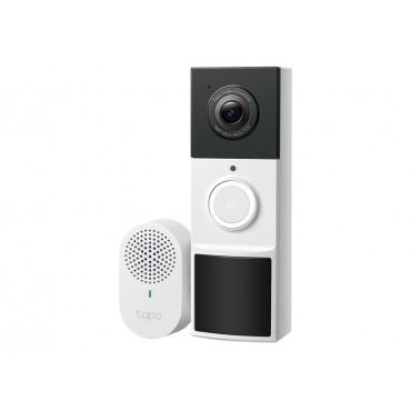 TP-LINK Video Doorbell Camera | Tapo D210 | 3 MP | 1.18mm/F1.8 | IP65 | H.264 | Micro SD, Max. 512